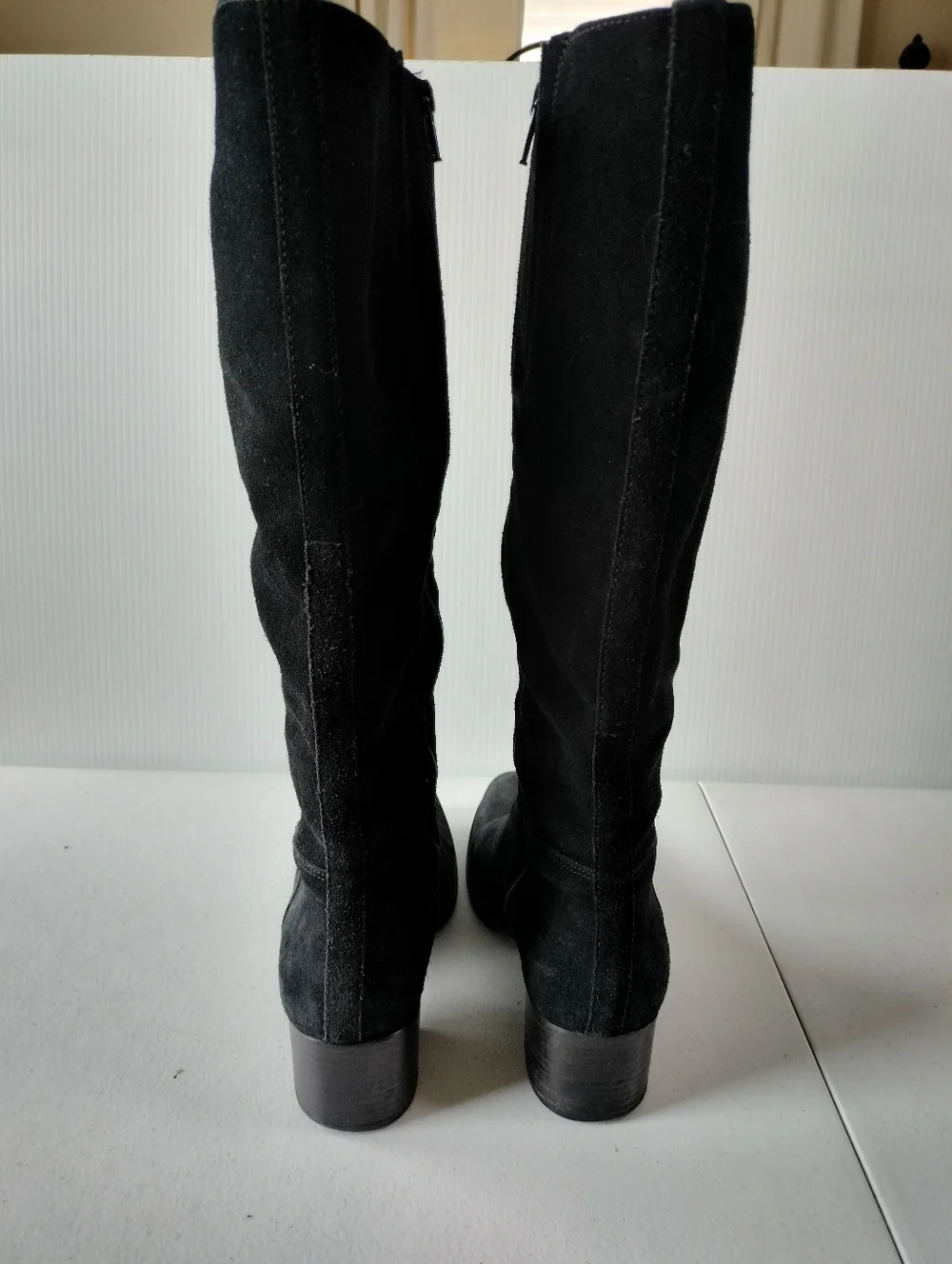 La Canadienne City Dry Jack Waterproof Black Suede Boots 8.5 Equestrian Riding